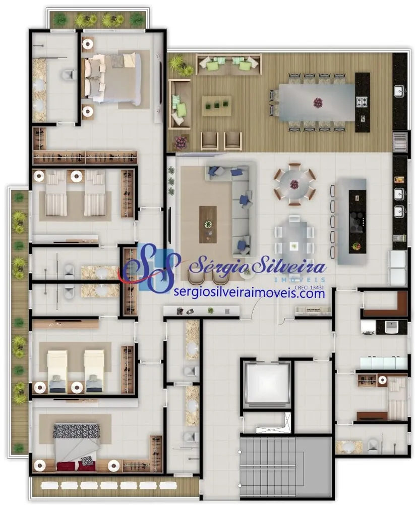 Apartamento, 4 quartos, 252 m² - Foto 15