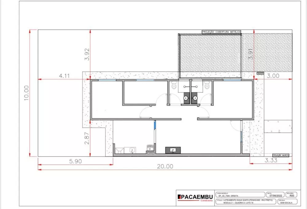 Casa de Condomínio, 3 quartos - Foto 2
