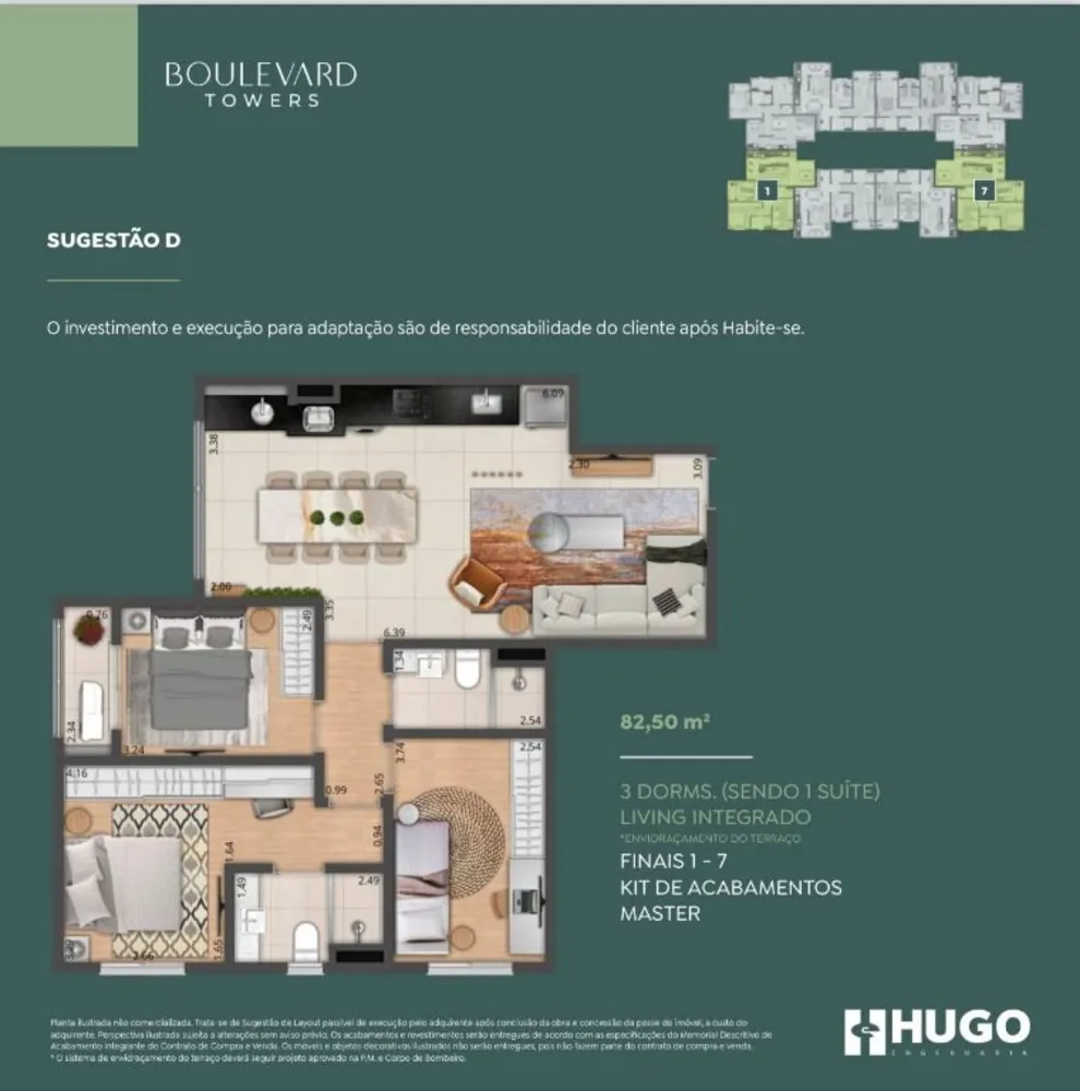 Apartamento, 3 quartos, 82 m² - Foto 4