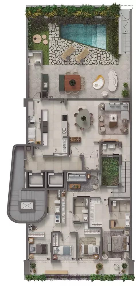 Cobertura, 4 quartos, 323 m² - Foto 20