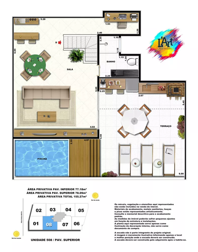 Cobertura, 2 quartos, 164 m² - Foto 37
