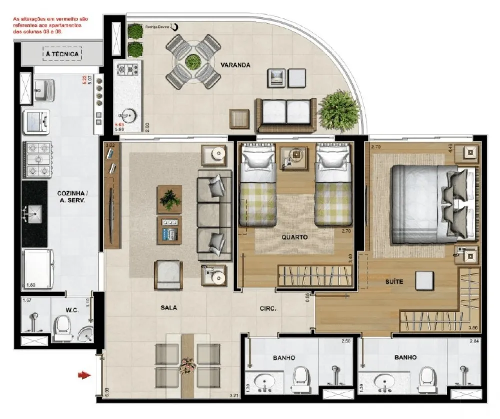 Cobertura, 4 quartos, 248 m² - Foto 74