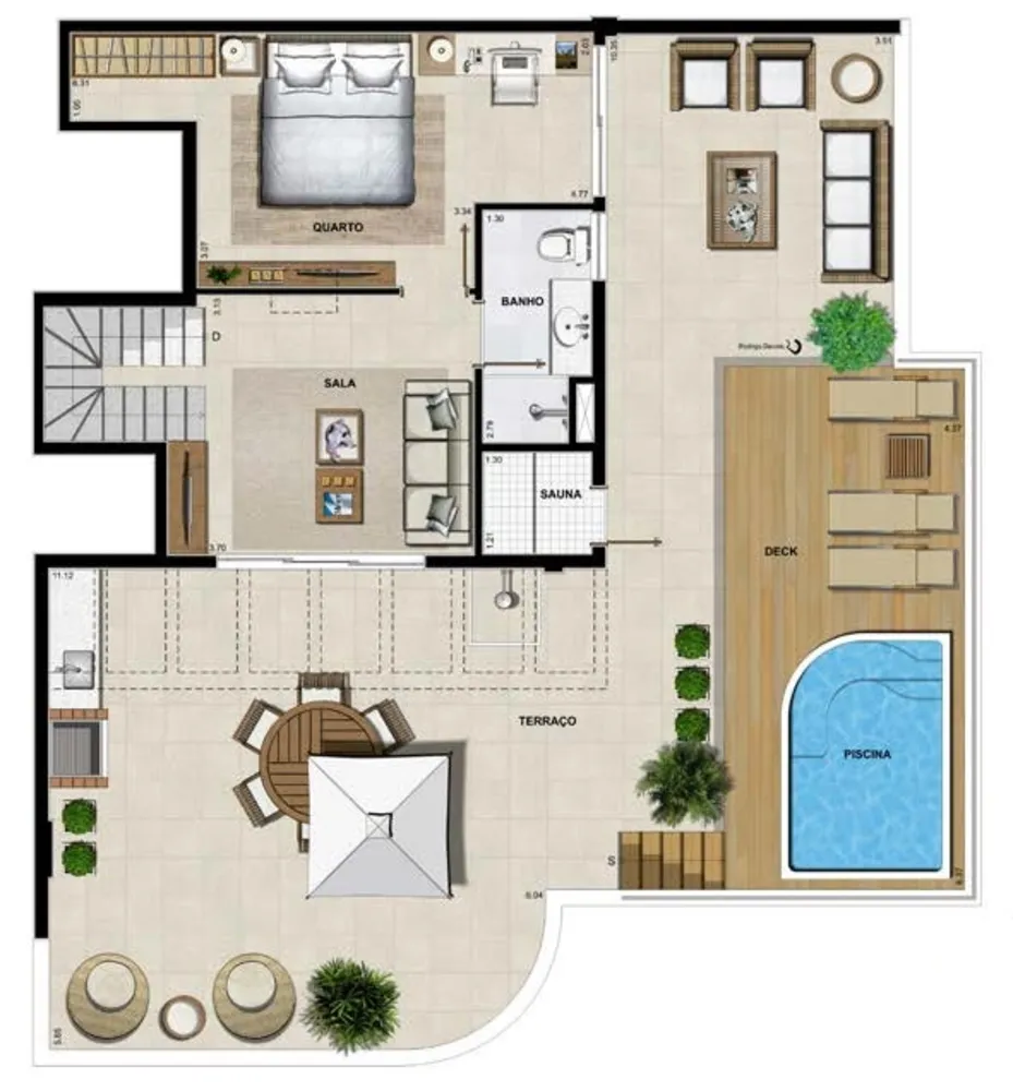 Cobertura, 4 quartos, 248 m² - Foto 90