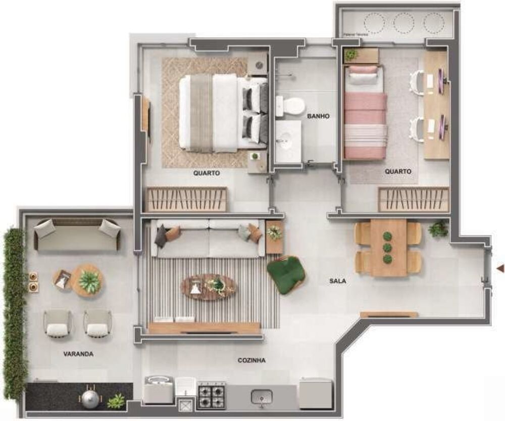 Apartamento, 1 quarto, 40 m² - Foto 23