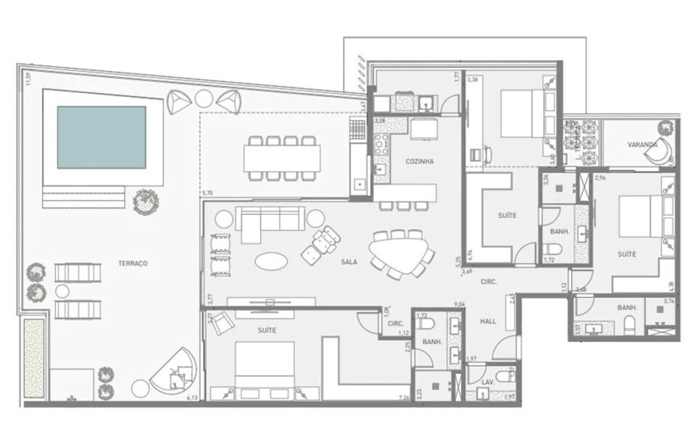 Apartamento, 3 quartos, 100 m² - Foto 25