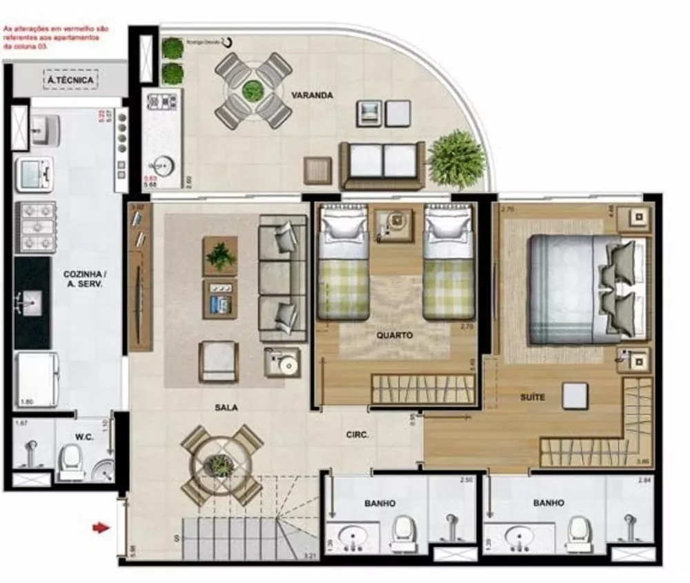 Apartamento, 3 quartos, 118 m² - Foto 41