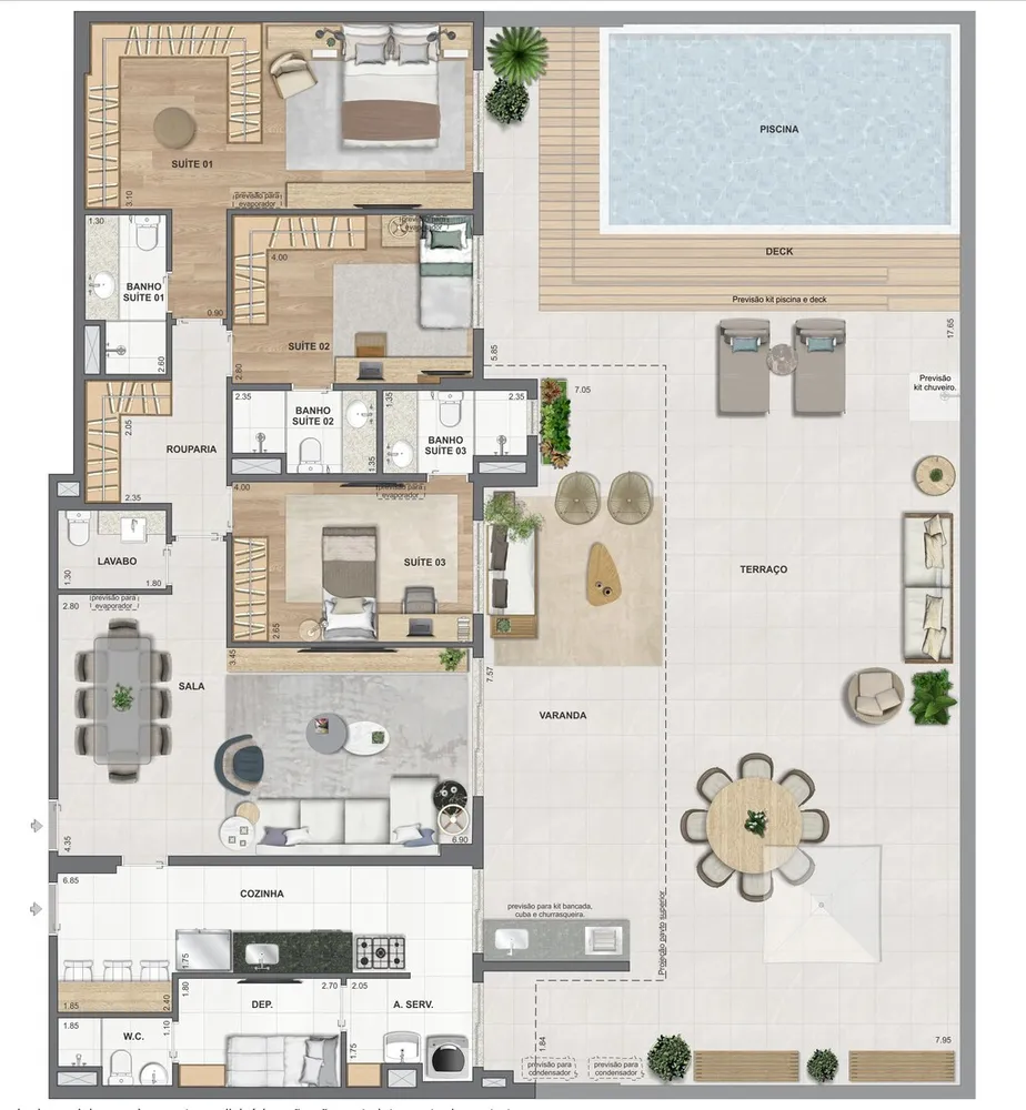 Apartamento, 4 quartos, 171 m² - Foto 59