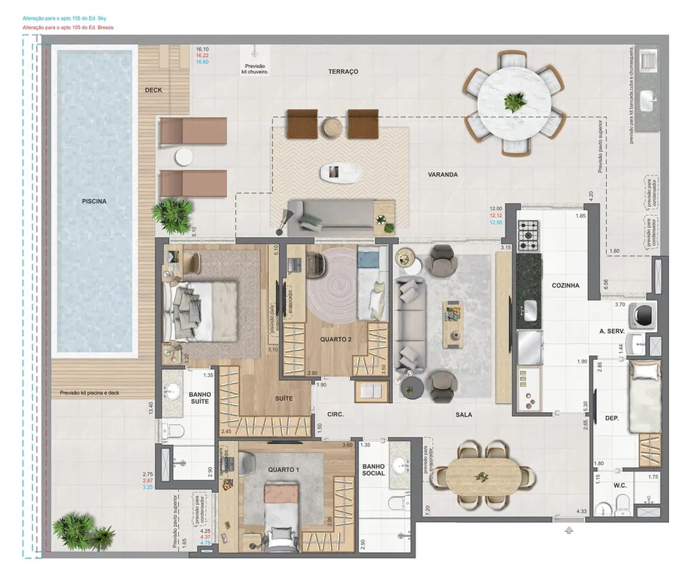 Apartamento, 4 quartos, 171 m² - Foto 56
