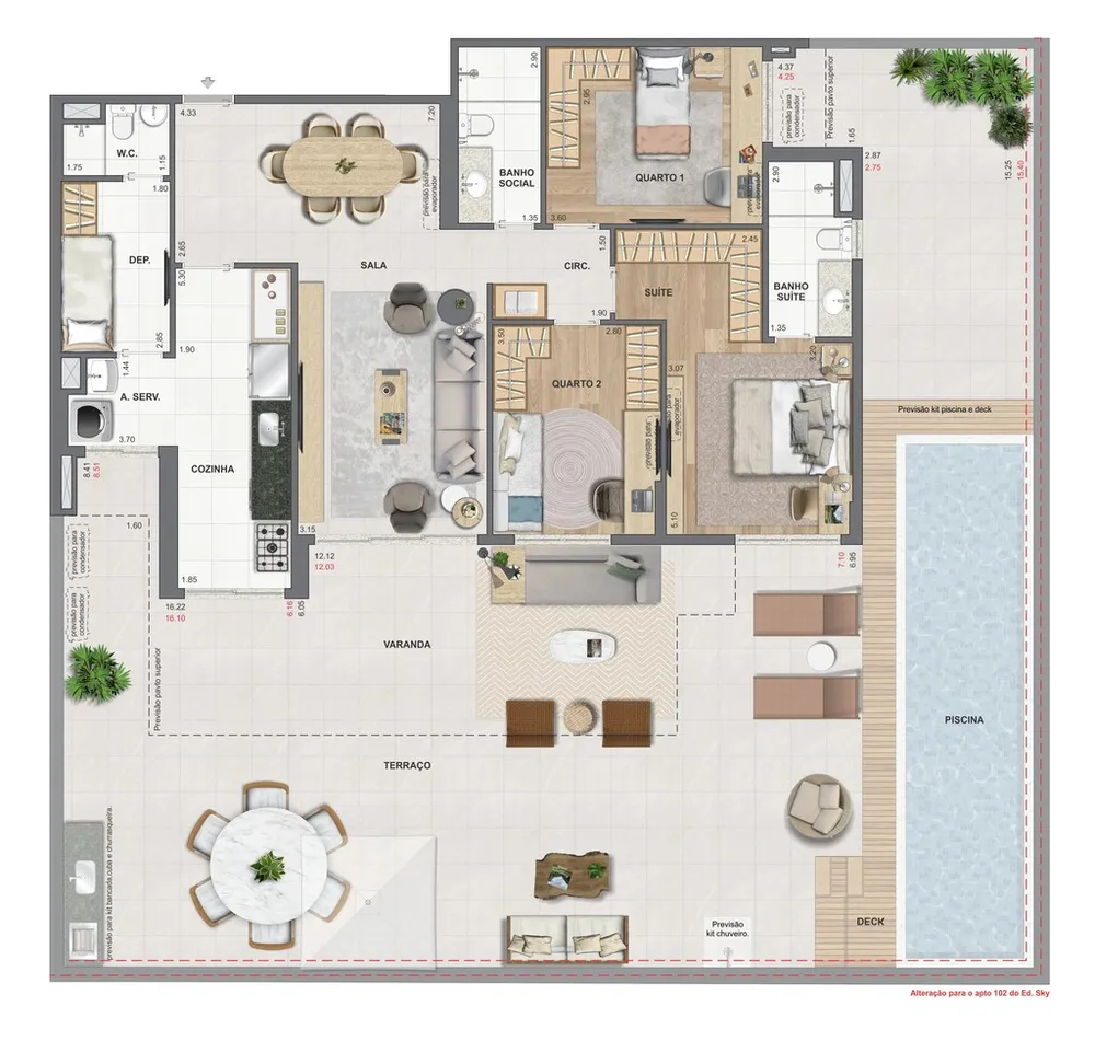 Apartamento, 4 quartos, 171 m² - Foto 58