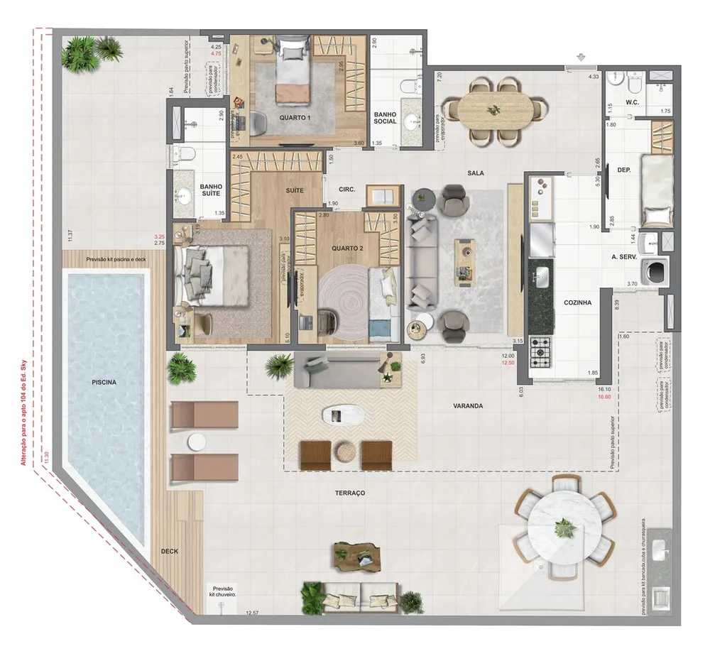 Apartamento, 4 quartos, 171 m² - Foto 57