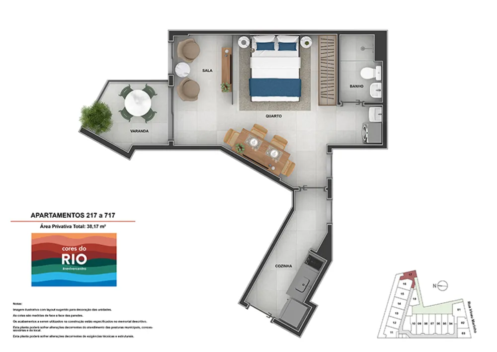 Apartamento, 1 quarto, 34 m² - Foto 57