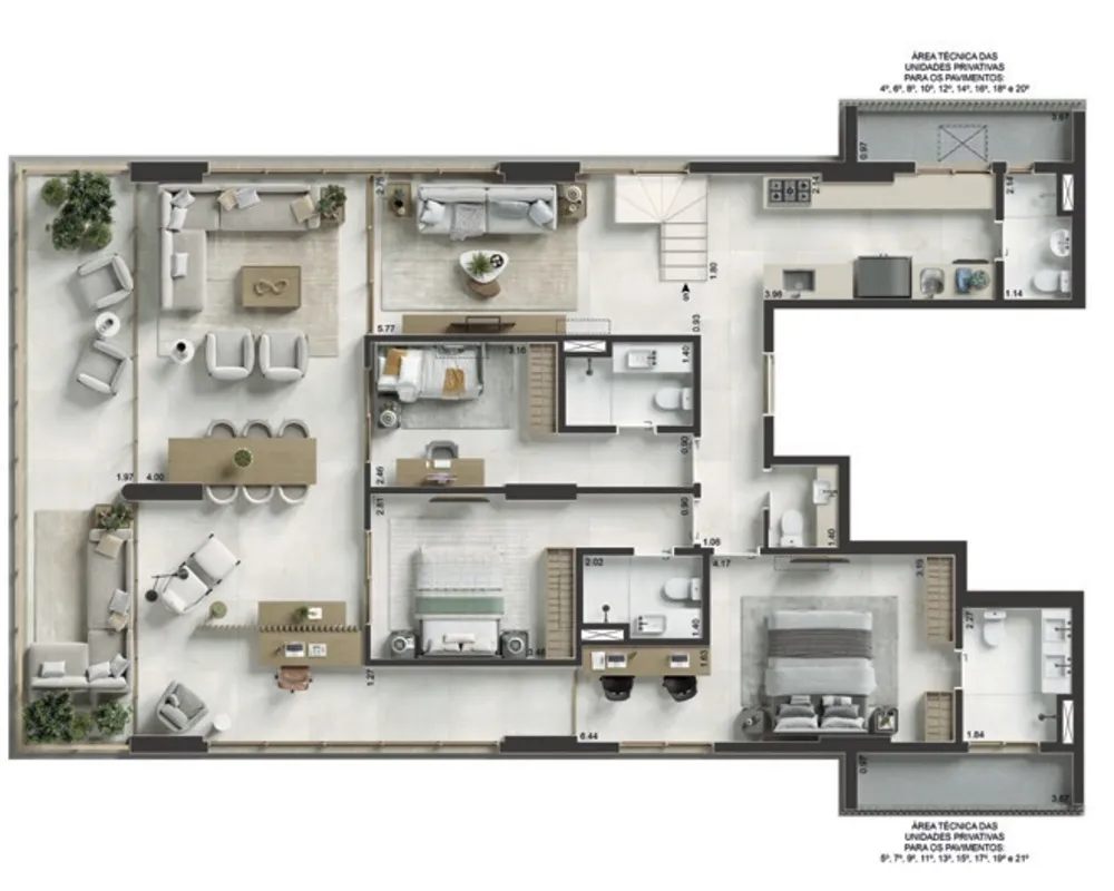 Apartamento, 3 quartos, 167 m² - Foto 26