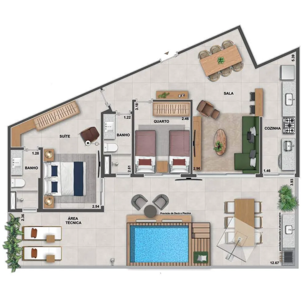Cobertura, 3 quartos, 172 m² - Foto 27