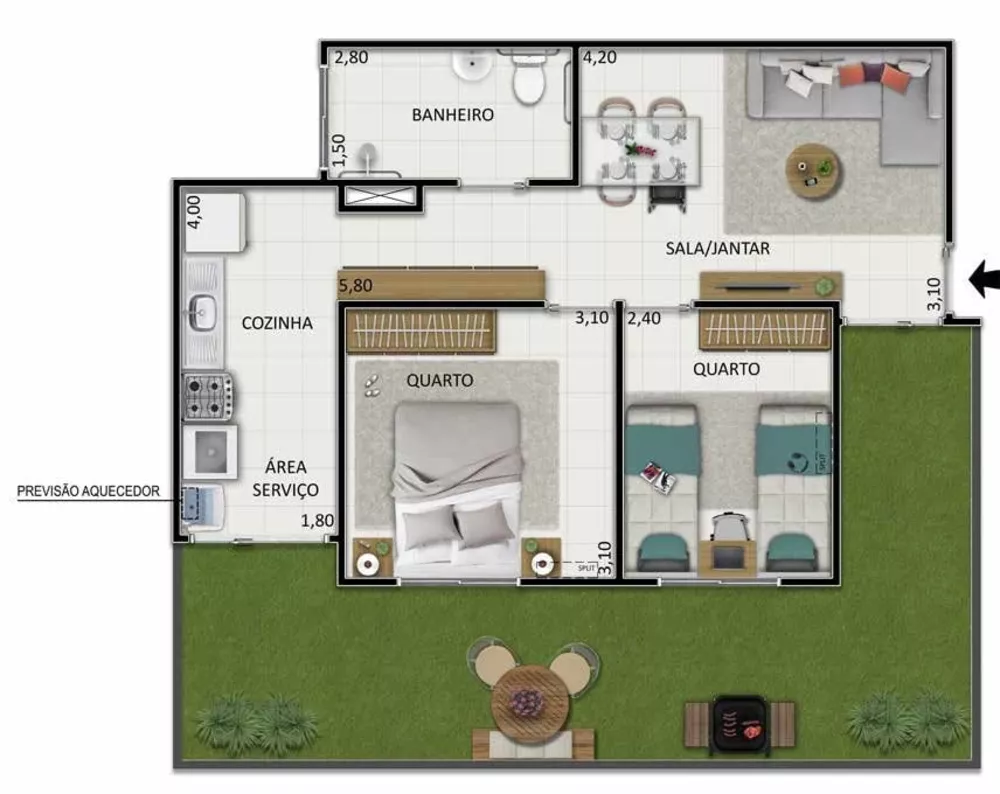 Apartamento, 2 quartos, 83 m² - Foto 19