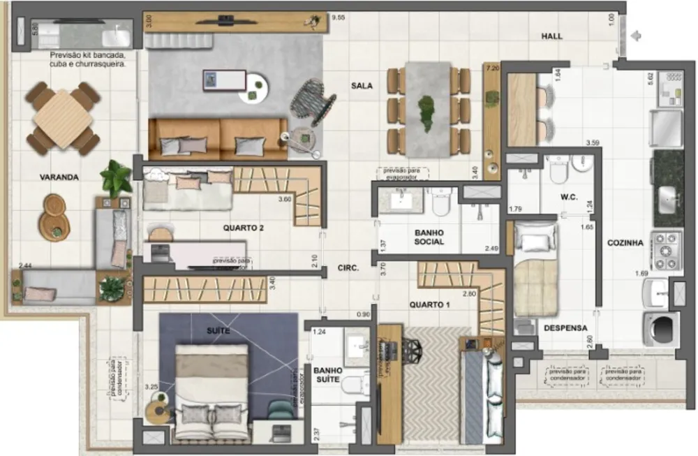 Cobertura, 3 quartos, 212 m² - Foto 56