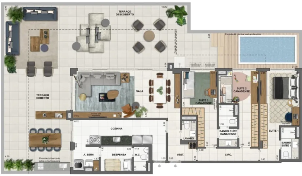 Cobertura, 3 quartos, 212 m² - Foto 45