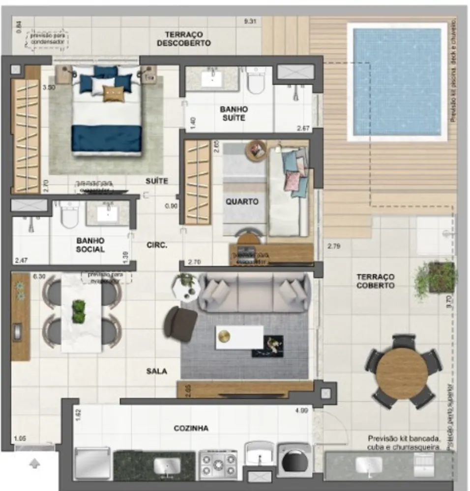 Cobertura, 3 quartos, 212 m² - Foto 59