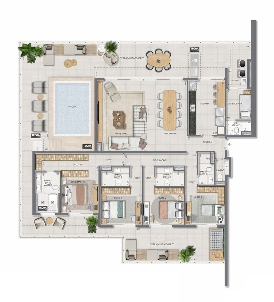 Apartamento, 3 quartos, 123 m² - Foto 33