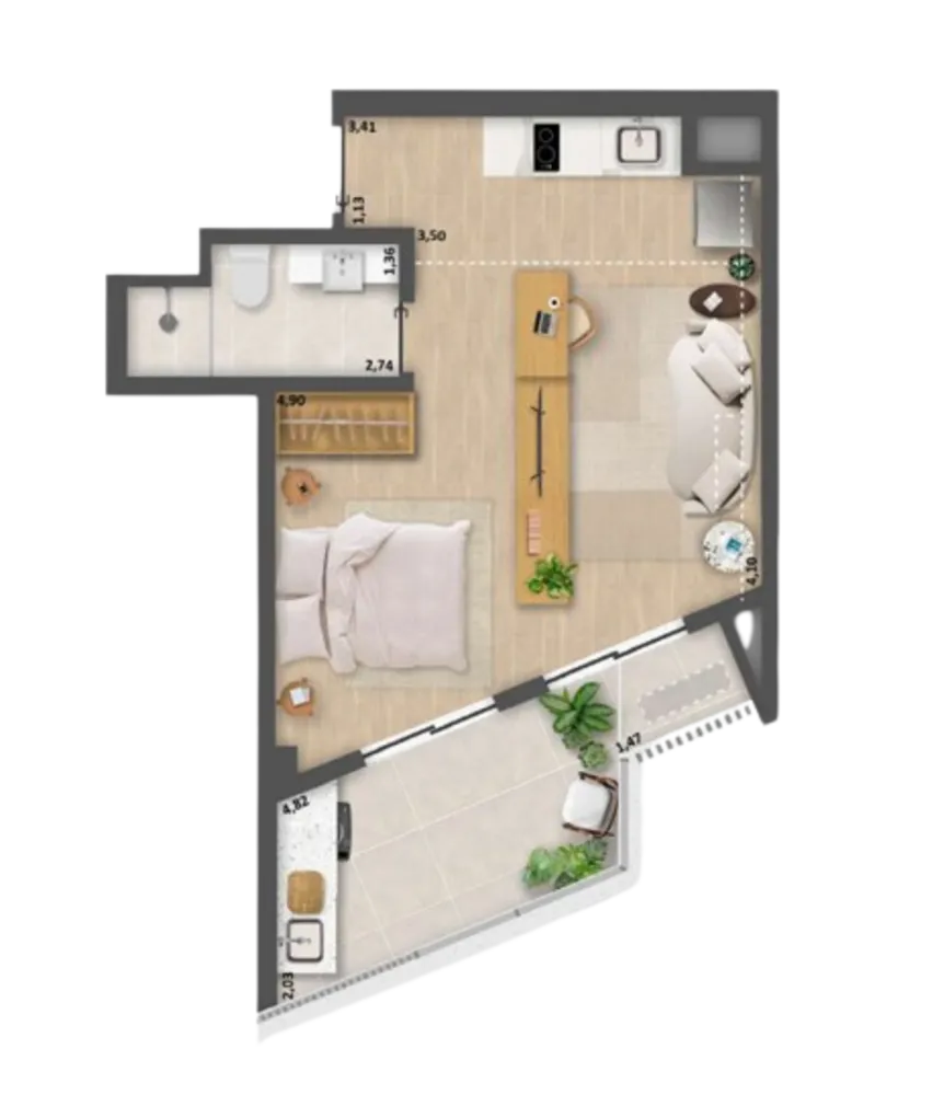 Apartamento, 2 quartos, 49 m² - Foto 23