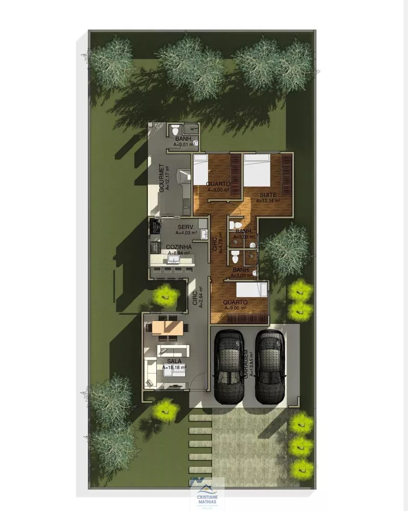 Casa, 3 quartos, 116 m² - Foto 4