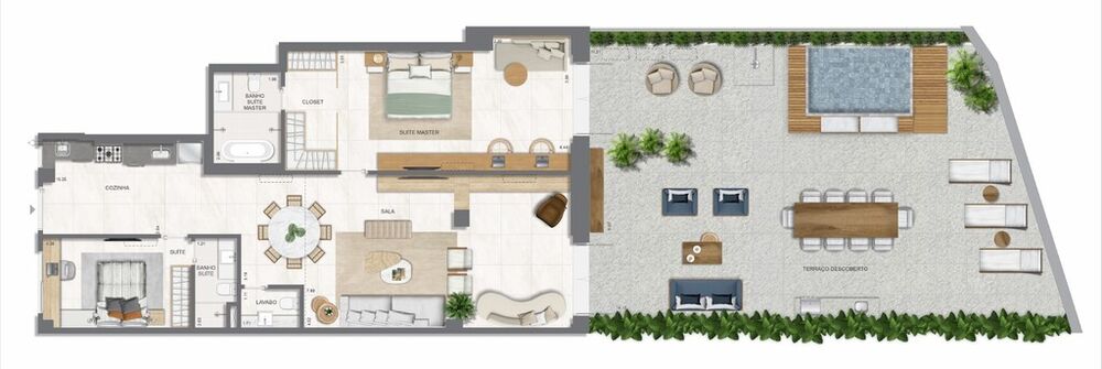 Apartamento à venda com 3 quartos, 149m² - Foto 47
