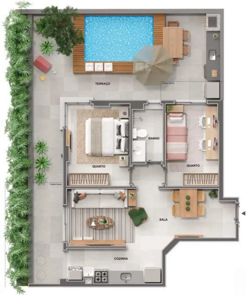 Apartamento, 1 quarto, 35 m² - Foto 52
