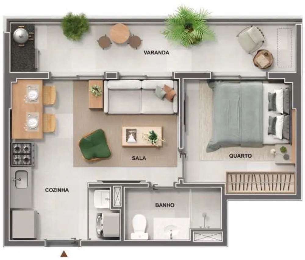 Apartamento, 1 quarto, 35 m² - Foto 41