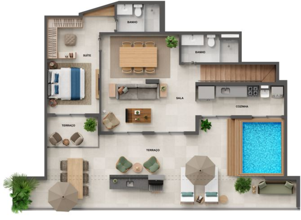Apartamento à venda com 1 quarto, 110m² - Foto 48