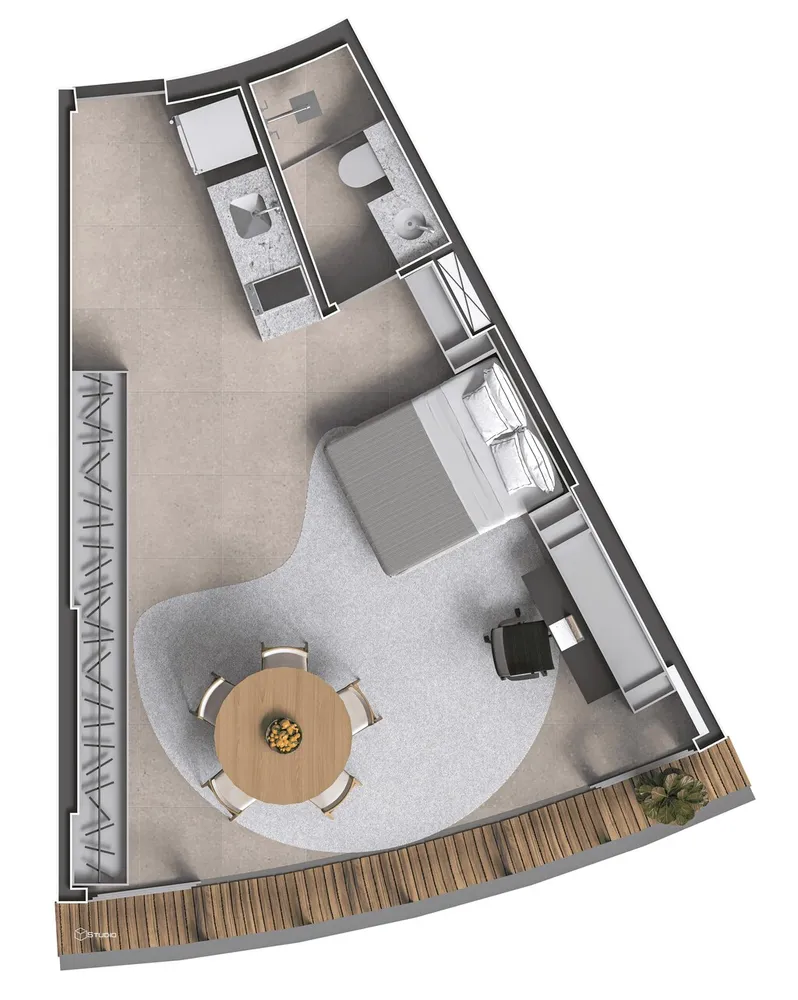 Cobertura, 1 quarto, 80 m² - Foto 147