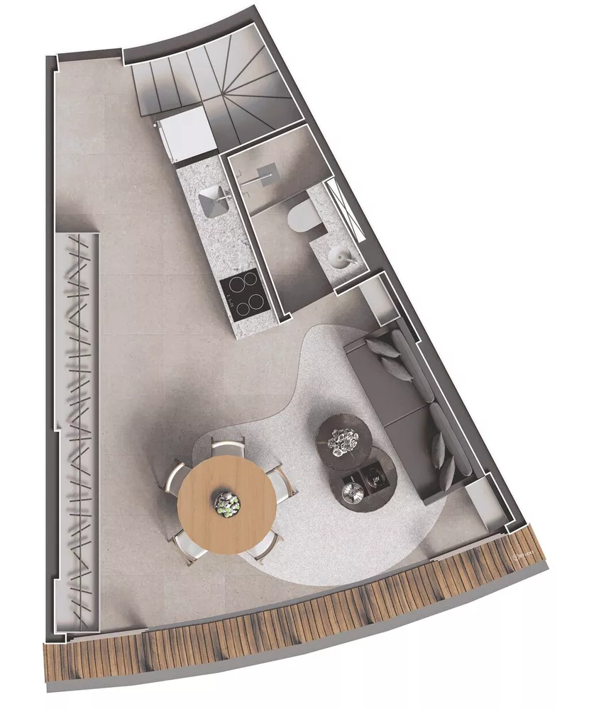 Cobertura, 1 quarto, 80 m² - Foto 72