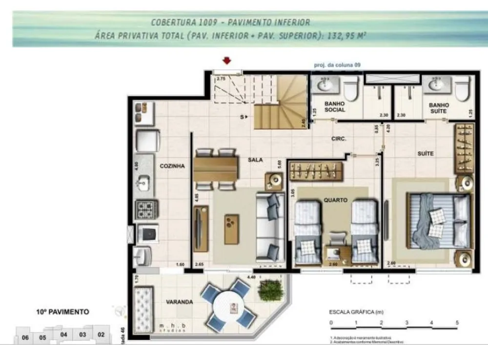 Apartamento, 3 quartos, 82 m² - Foto 47