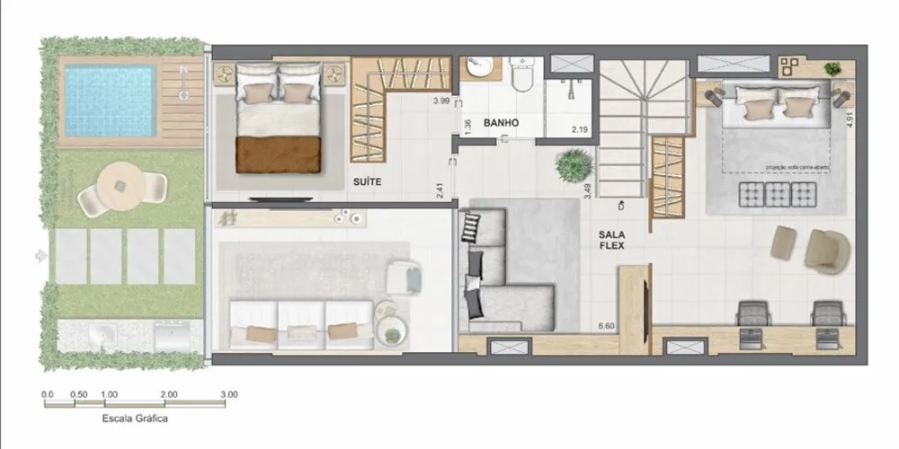 Apartamento, 1 quarto, 33 m² - Foto 51