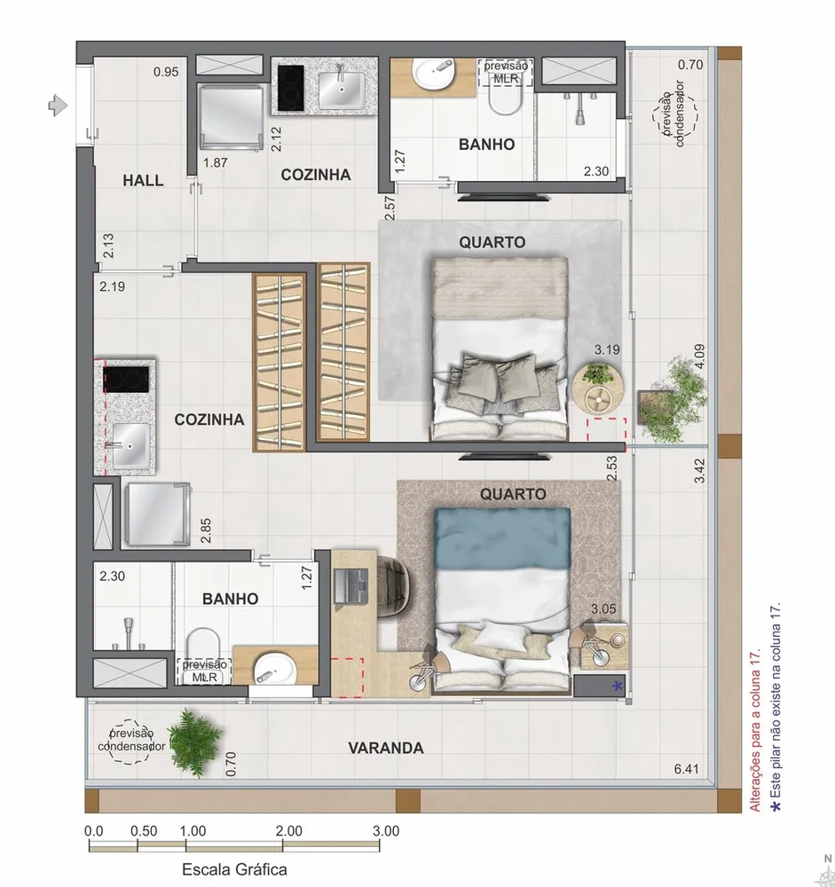 Apartamento, 1 quarto, 33 m² - Foto 27