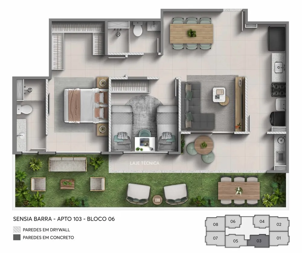 Apartamento, 3 quartos, 66 m² - Foto 49