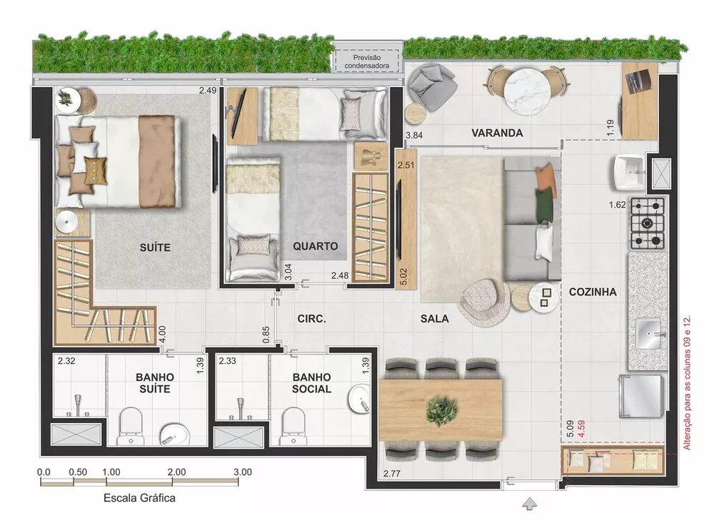 Apartamento, 3 quartos, 73 m² - Foto 53
