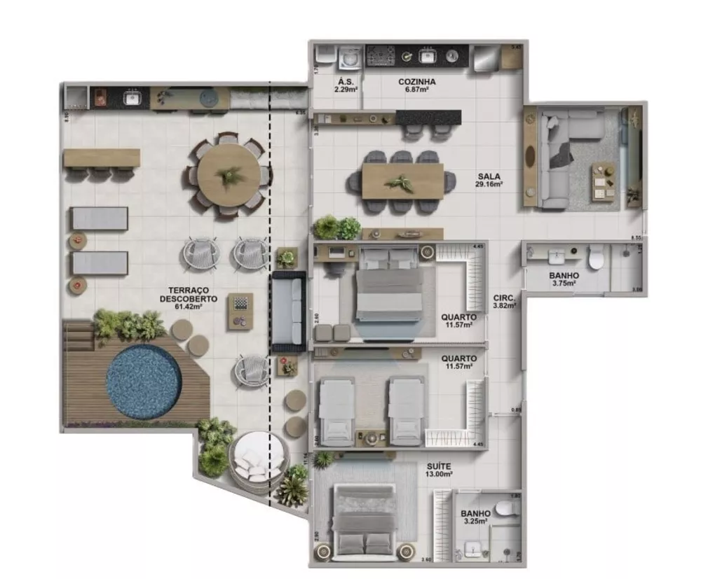 Cobertura, 3 quartos, 108 m² - Foto 15