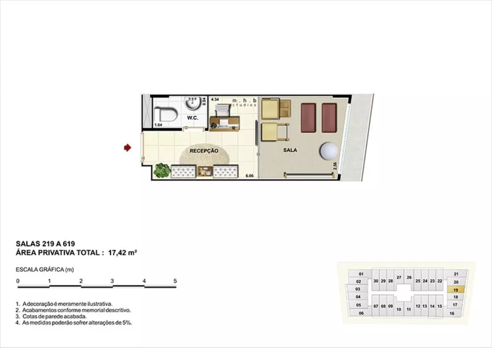 Sala-Conjunto, 21 m² - Foto 6