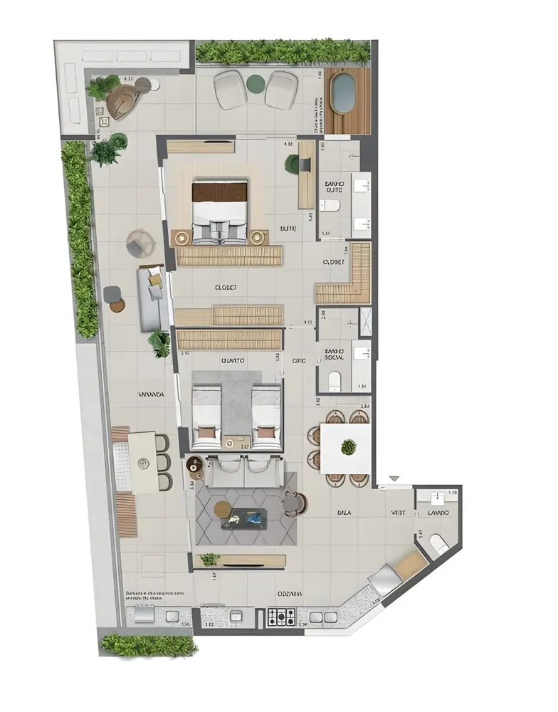 Cobertura, 4 quartos, 332 m² - Foto 13