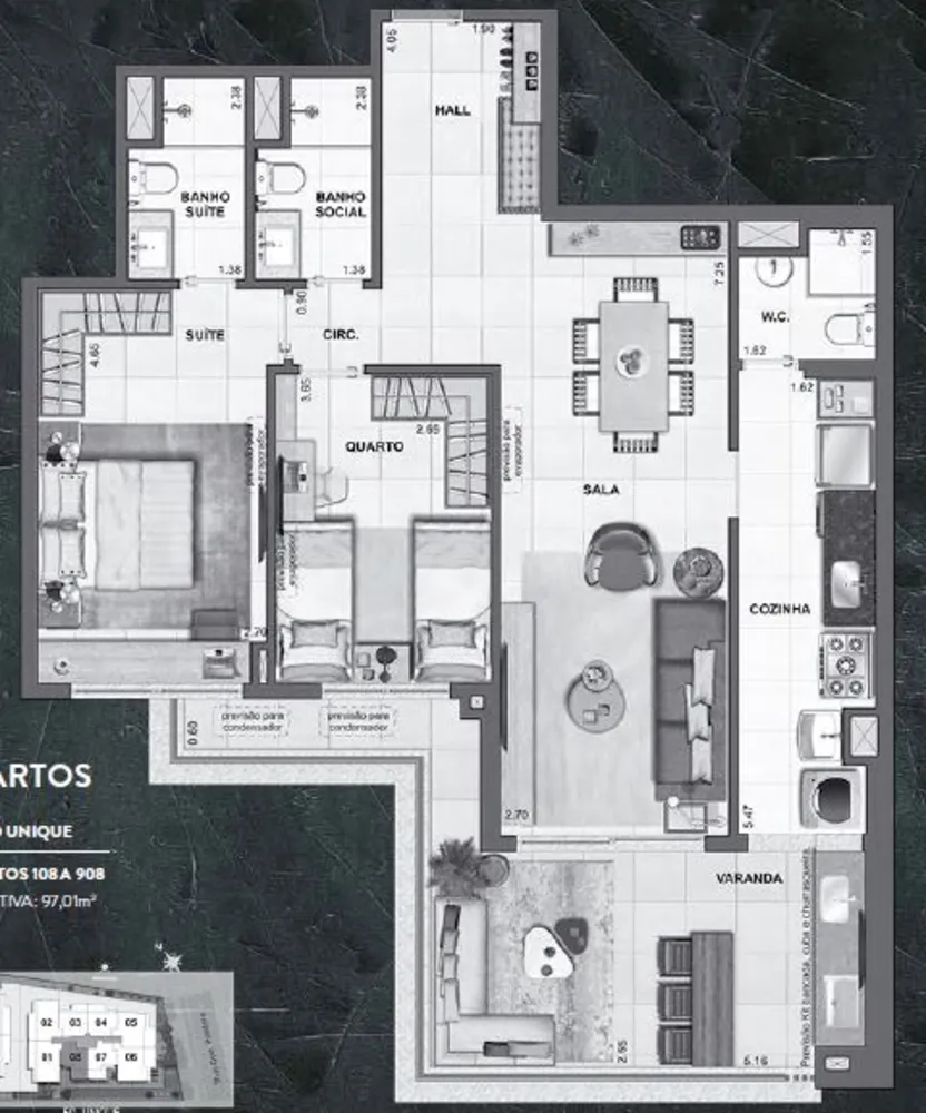 Apartamento, 3 quartos, 137 m² - Foto 27