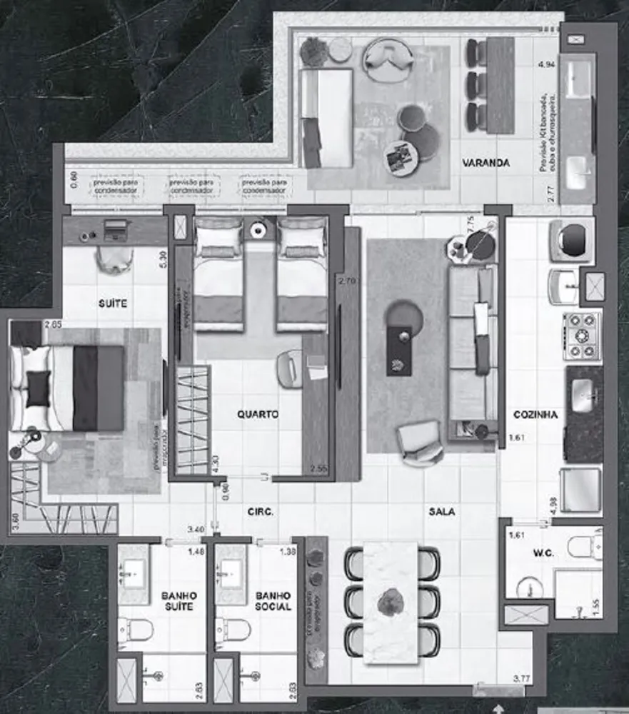 Apartamento, 3 quartos, 137 m² - Foto 23