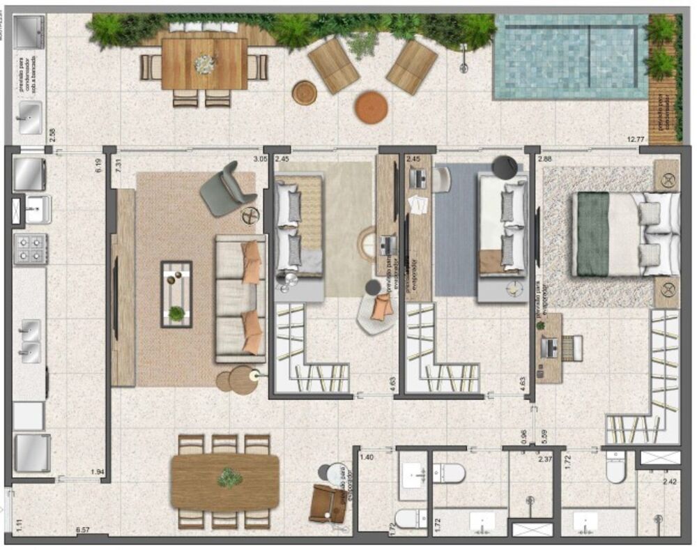 Apartamento à venda com 3 quartos, 179m² - Foto 36