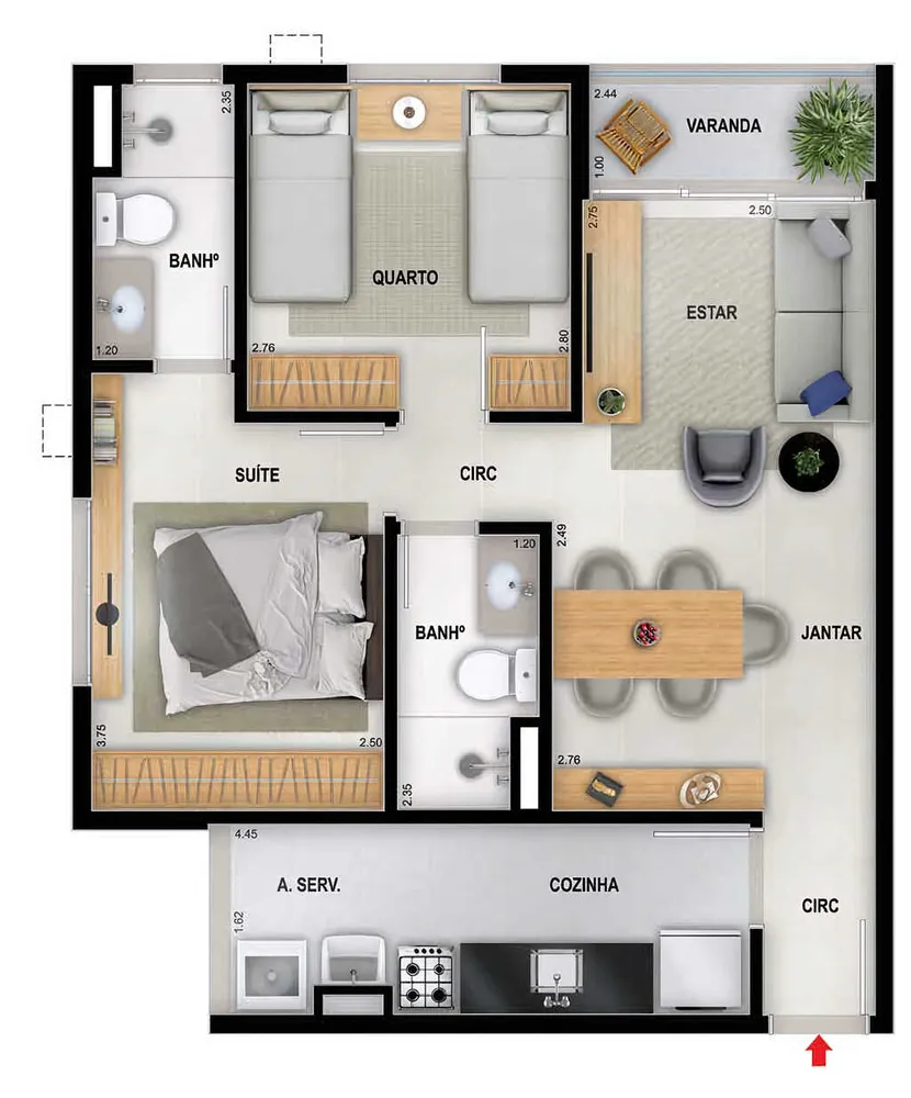Cobertura, 3 quartos, 150 m² - Foto 48