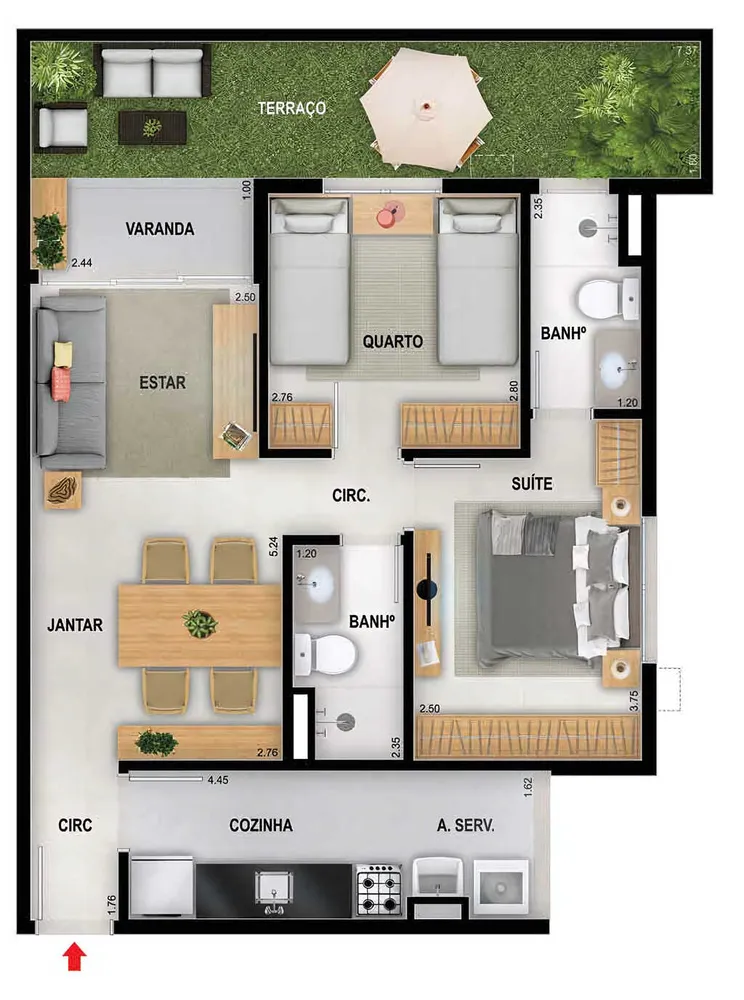 Cobertura, 3 quartos, 150 m² - Foto 53