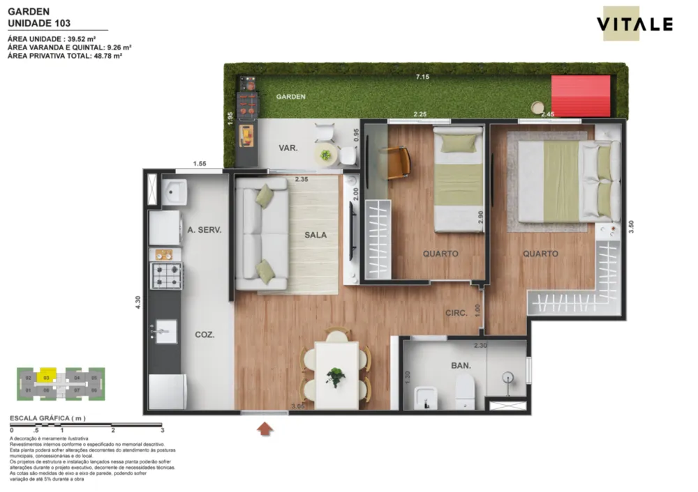 Apartamento, 2 quartos, 41 m² - Foto 23