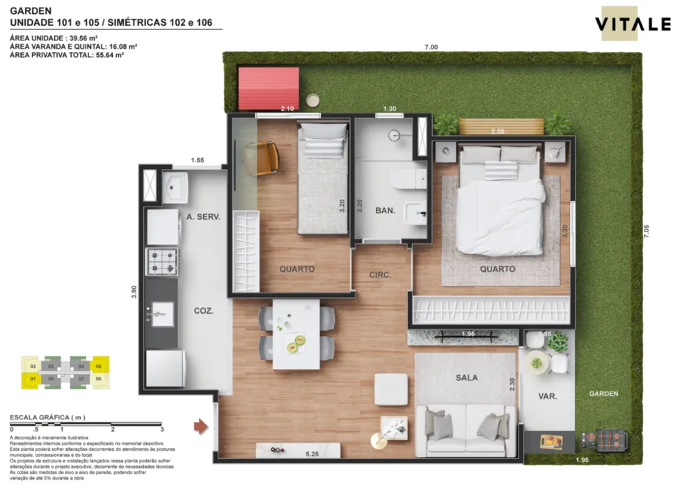 Apartamento, 2 quartos, 41 m² - Foto 24