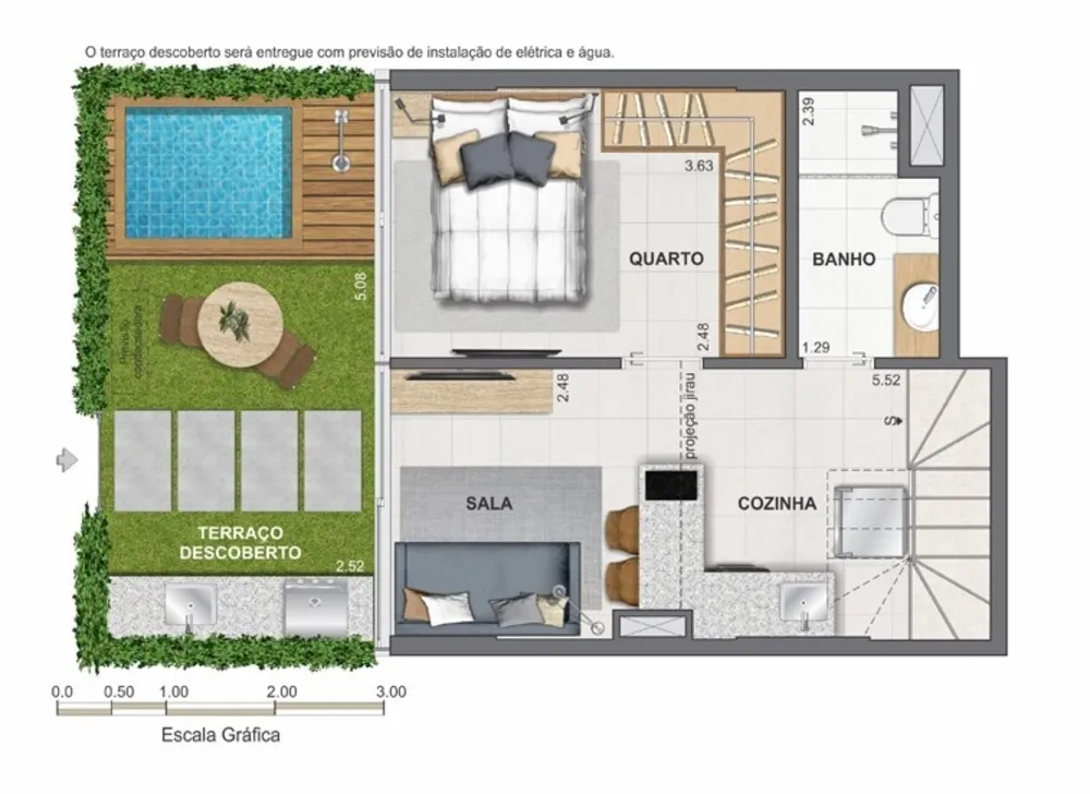 Cobertura, 1 quarto, 82 m² - Foto 58