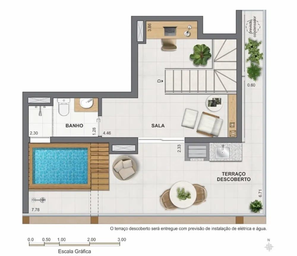 Cobertura, 1 quarto, 82 m² - Foto 71