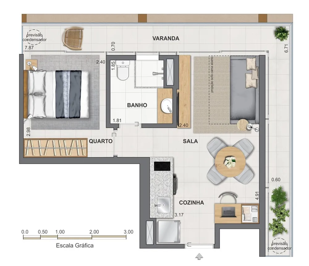 Cobertura, 1 quarto, 82 m² - Foto 50