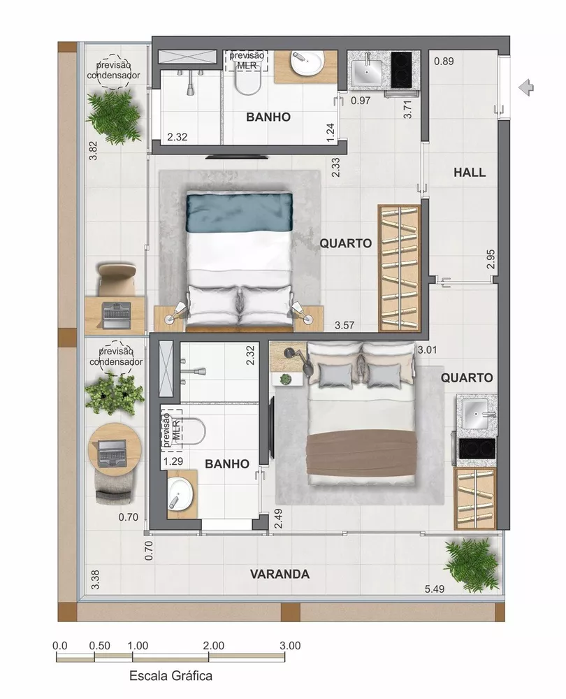 Apartamento, 2 quartos, 104 m² - Foto 5