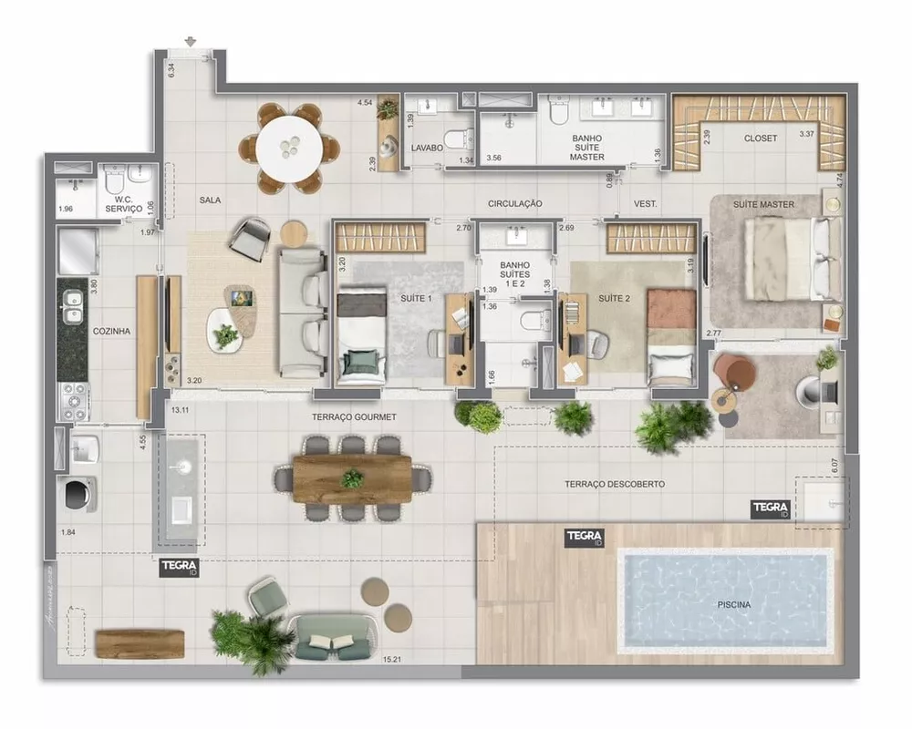 Cobertura, 4 quartos, 365 m² - Foto 4